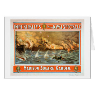 Cartão Jardim do Grande Espetáculo Naval Madison Square