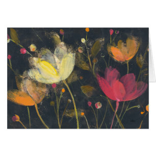 Cartão Jardim do luar no preto