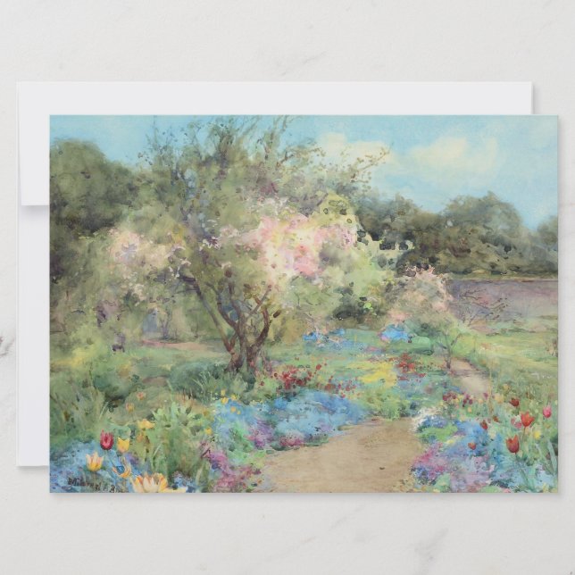 Cartão Jardim em Kilmurry (por Mildred Anne Butler) (Frente)