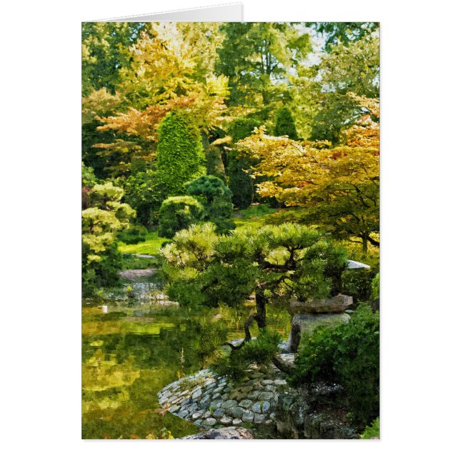 Cartão Jardim Japonês (Frente)