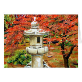 Cartão Jardim Japonês Cênico de St Louis Missouri