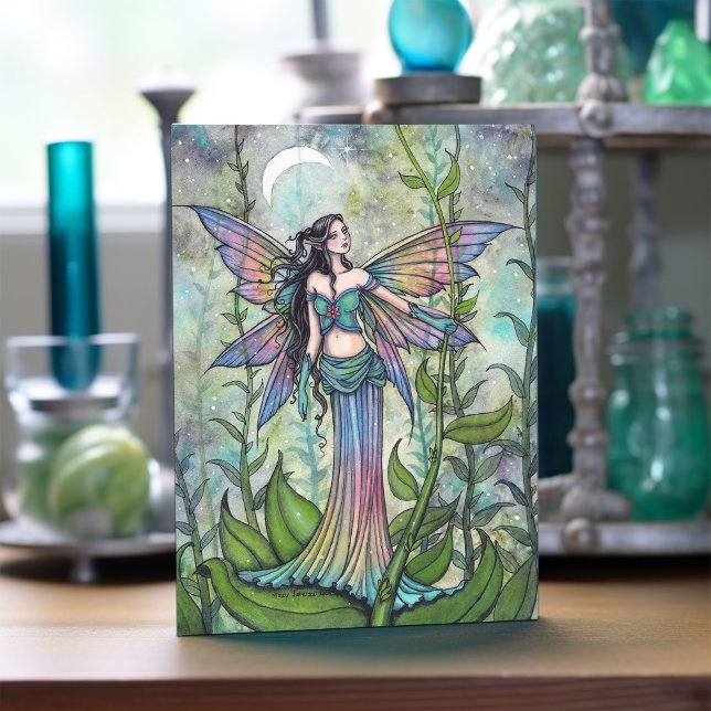Cartão Jardim Mágico Arte de Fantasia de Fada por Molly H (Criador carregado)