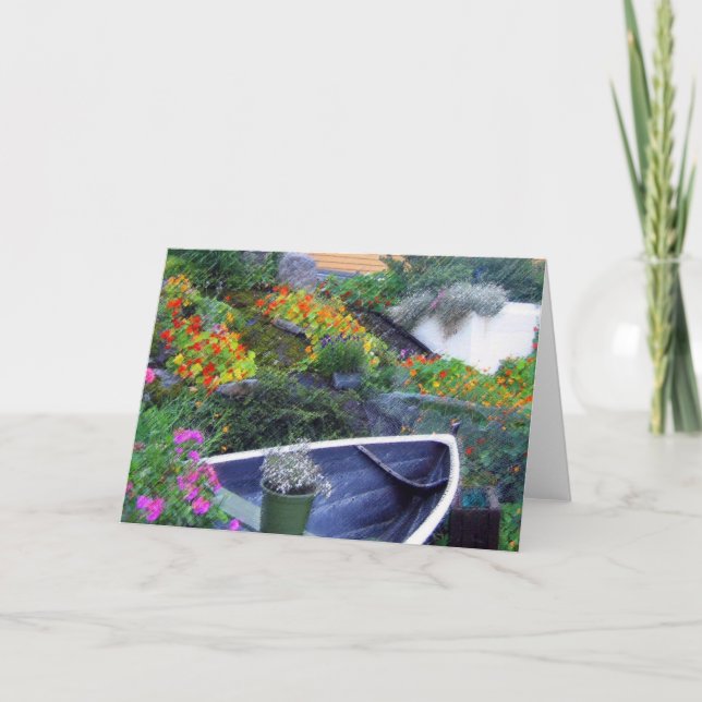 Cartão "Jardim norueguês " (Frente)