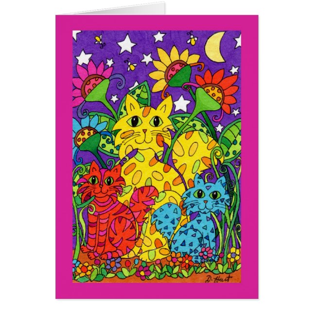 Cartão Jardim Noturno (Frente)