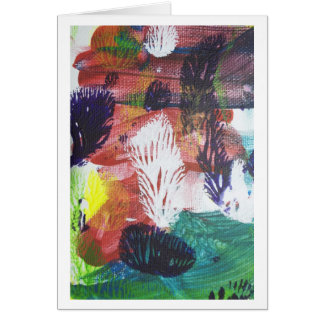 Cartão Jardim subaquático