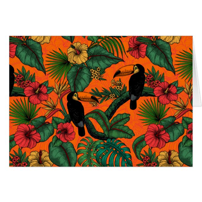 Cartão Jardim tucano (Frente Horizontal)