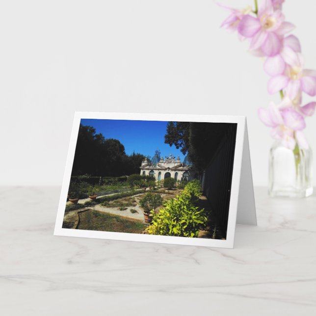 Cartão Jardins Villa Borghezio, Roma, Itália (Orquídea)