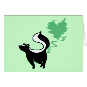 Cartão Jaritataca fedido do amor