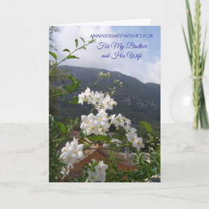 Cartão Jasmine Irmão E Cunhada Aniversário Personalizado