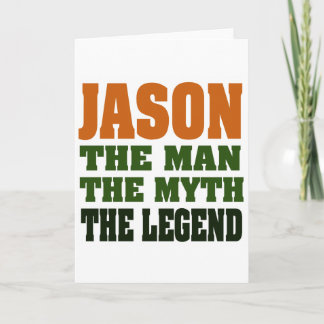 Cartão Jason - homem, o mito, a legenda!