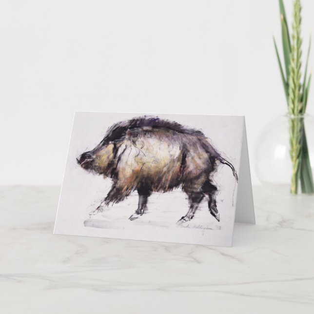 Cartão Javali 1999 (Frente)