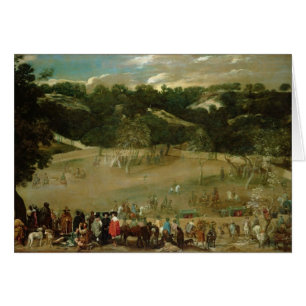 Cartão Javali de caça de Philip IV, c.1632-7