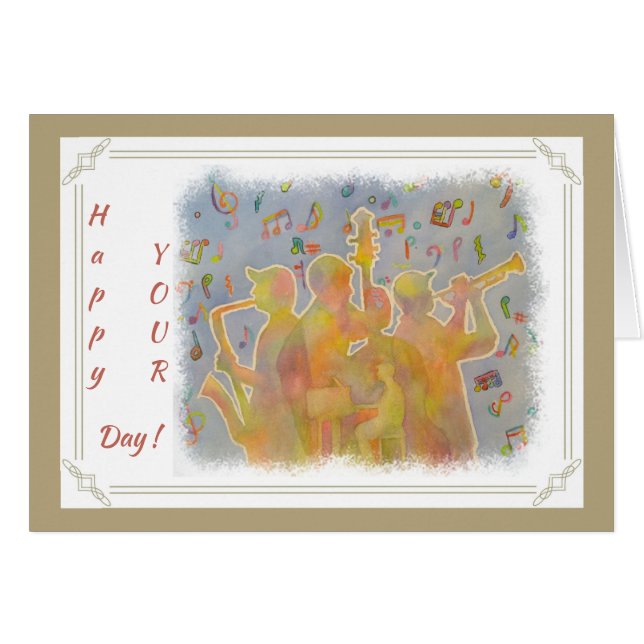 CARTÃO JAZZ COLORIDO (Frente Horizontal)