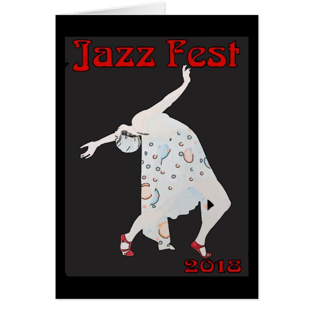 Cartão Jazz Dancer 2018 (Frente)