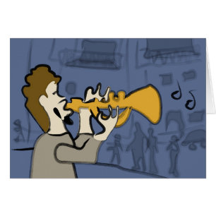 Cartão Jazz de Nova Orleães