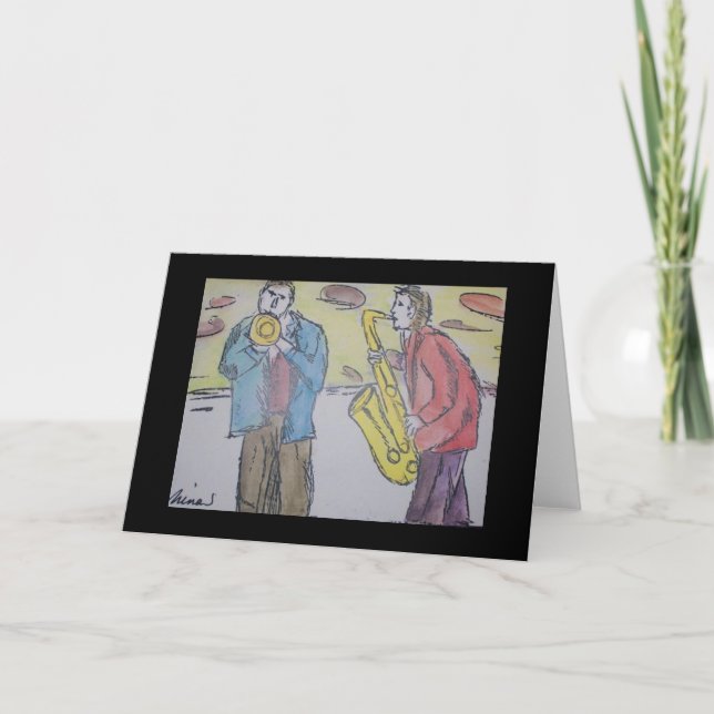 CARTÃO JAZZ DUO (Frente)