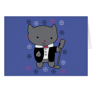 Cartão Jazz Singer Cat