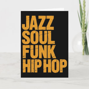 Cartão Jazz Soul Funk Hip-hop – Cultura Musical