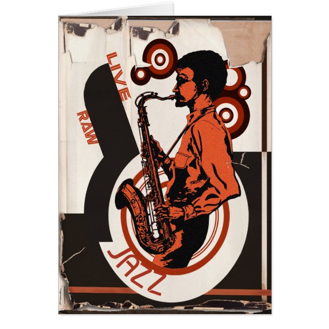 Cartão Jazz vivo (Frente)