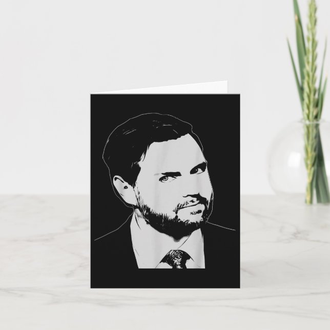Cartão Jd Vance 2028 Glance Inauguration 2025 Vp (Frente)