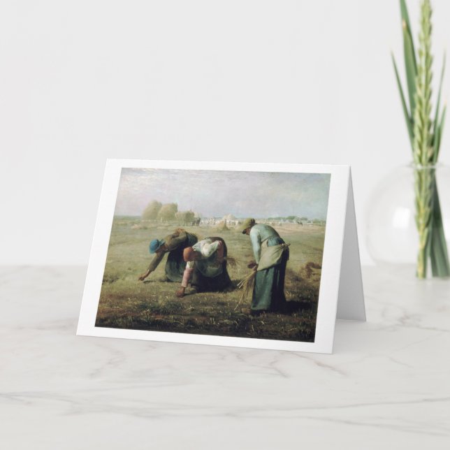 Cartão Jean-Francois Millet, 1857 (Frente)