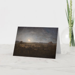 Cartão Jean-Francois Millet - Orelha, Lua 1872