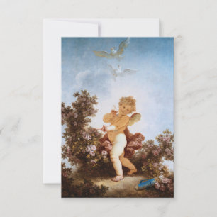 Cartão Jean-Honore Fragonard - Ame O Sentinel 1790