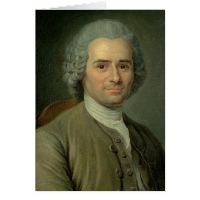 Cartão Jean-Jacques Rousseau (Frente)