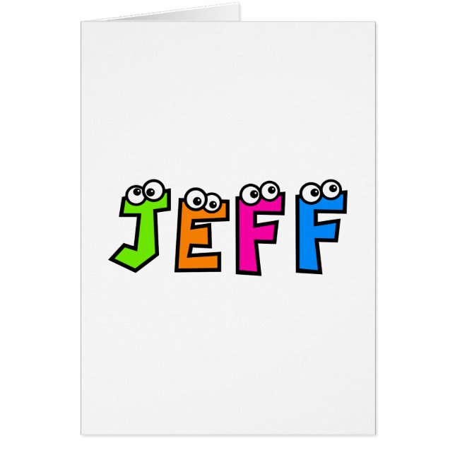 Cartão Jeff (Frente)