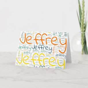 Cartão Jeffrey