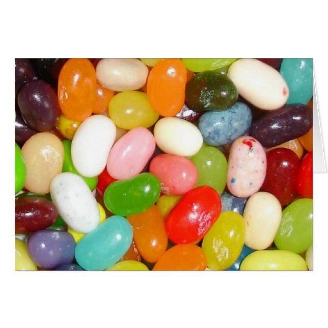 Cartão Jelly Beans (Frente Horizontal)