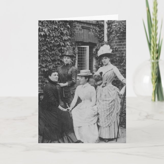 Cartão Jennie Jerome, senhora mais atrasada Randolph (Frente)