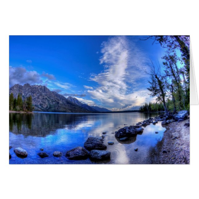 Cartão Jenny pela manhã (Frente Horizontal)