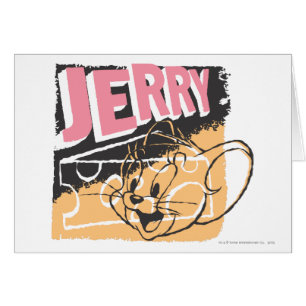 Cartão Jerry Face em Queijo