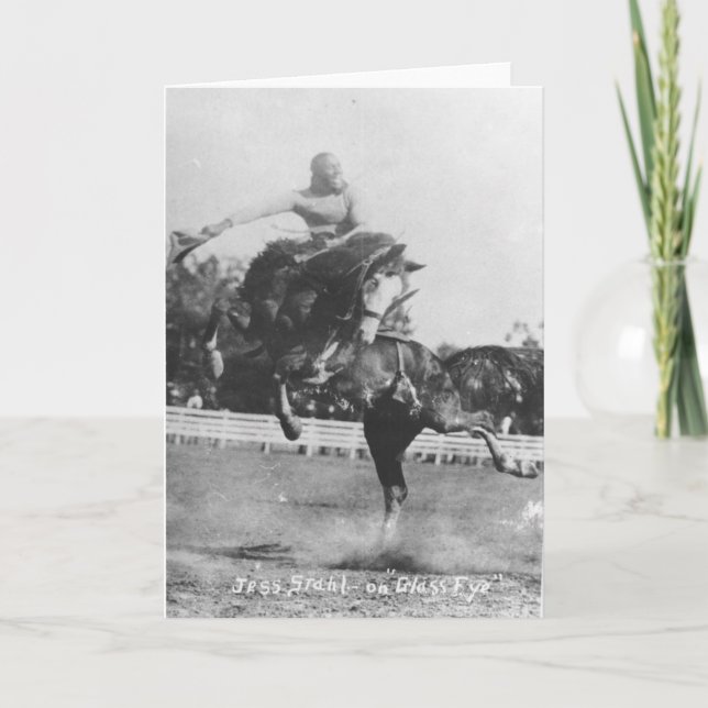 Cartão Jess Stahl em Glass Eye. (Frente)