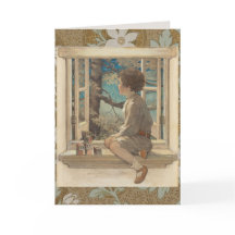 Jessie Wilcox Smith "Blocos de Sonho" Menino Janel