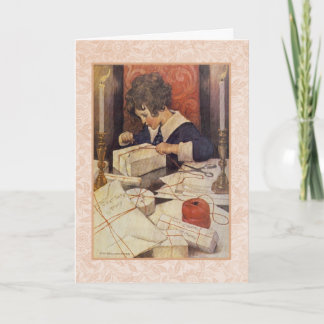 Cartão Jessie Wilcox Smith trabalho de arte.