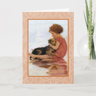 Cartão Jessie Wilcox Smith trabalho de arte.