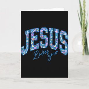 Cartão Jesus Ama Você, Bíblia Deus Fé Igreja Cristã