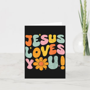 Cartão Jesus Ama Você Cristã Adolescente Menina Deus Irmã