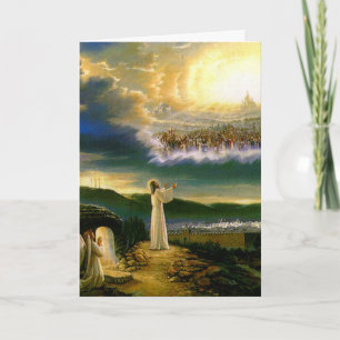 Cartão Jesus at Heaven's Gate Greeting card