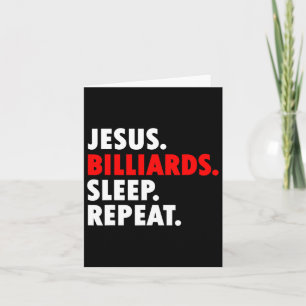 Cartão Jesus Billiards Dormindo Repete - Hob Novidade