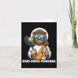 Cartão Jesus Café Picklenall Divertido Cristão Picklebyll