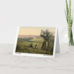 Cartão Jesus Caminhou Aqui: Cana, Galileia