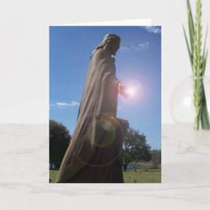 Cartão Jesus Christ Light of the world greeting card art