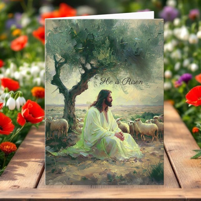 Cartão Jesus Cristo Páscoa Religioso Cristão (Criador carregado)