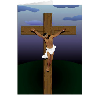 Cartão Jesus Cristo preto