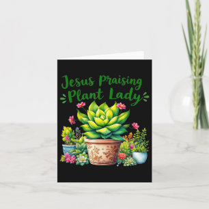 Cartão Jesus Cristo Senhora das Plantas - Amantes de Jesu