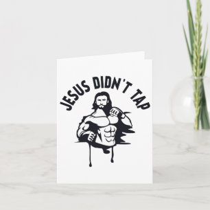 Cartão Jesus Cristo T Camisa Jesus não deu palmadas à mãe