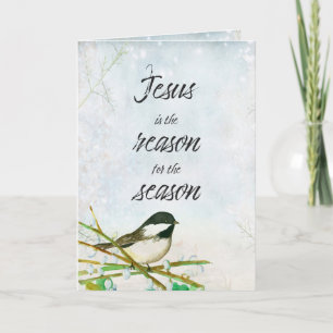 Cartão Jesus de Natal é a razão da temporada